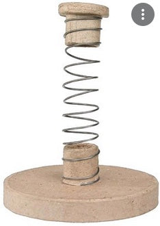 Papier Mache Stand With Spring