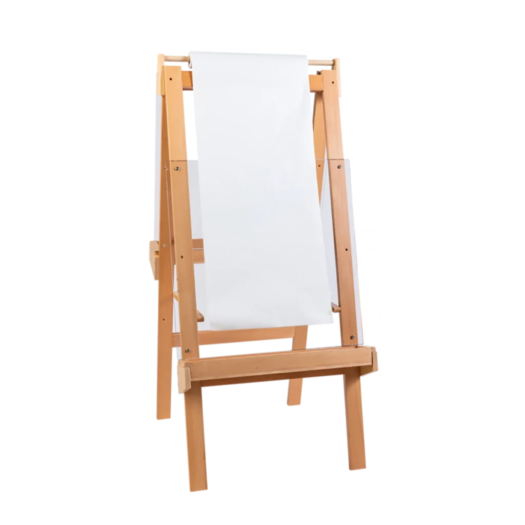 Clear Perspex Art Easel with Timber Frame