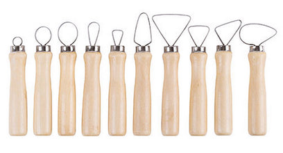 Pottery Ribbon Loop Tools 10pcs