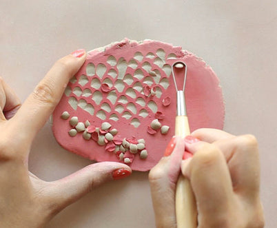 Pottery Ribbon Loop Tools 10pcs