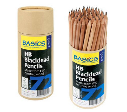 Blacklead Pencils HB 72pcs