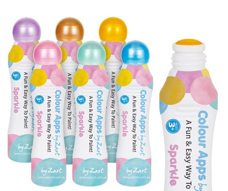 Sparkle Jumbo Bingo Dabbers 6pcs