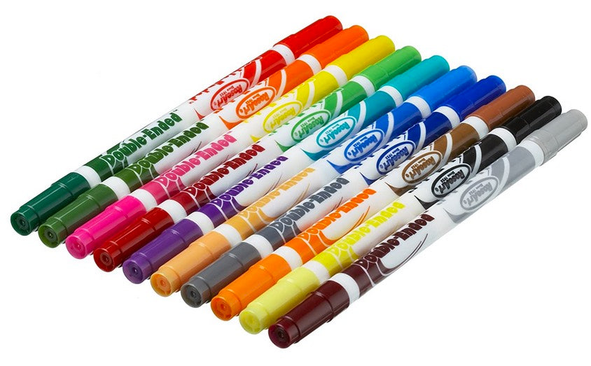 Double Ended Supertip Markers 10pcs