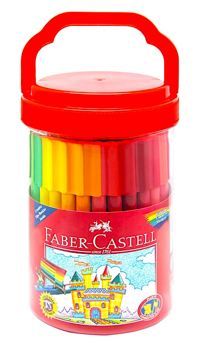 Faber Castell Medium Tip Connect-a-Markers 50pcs