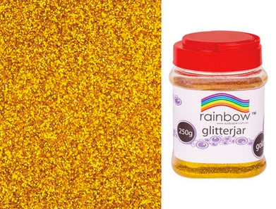 Glitter Jar Gold 250g