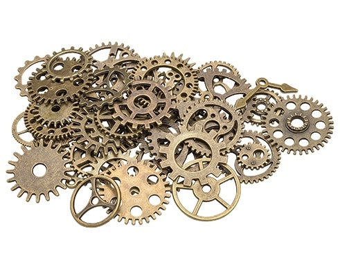 Metal Gears and Cogs 48pcs