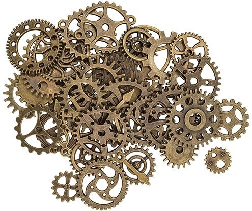 Metal Gears and Cogs 48pcs