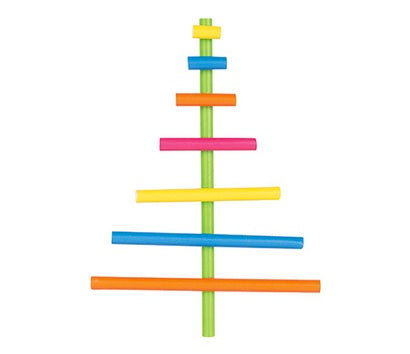 Eco Paper Straws Coloured 500pcs