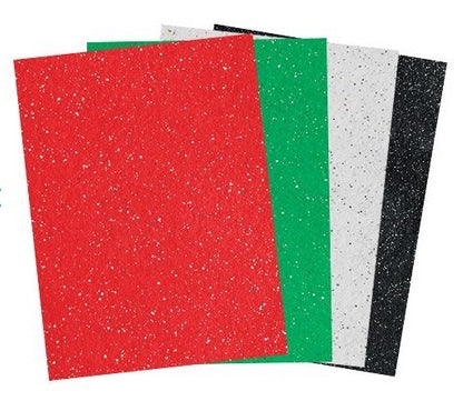 Felt Glitter Pack A4 10pcs