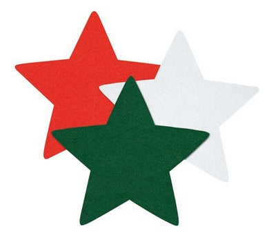 Felt Stars Mix 60pcs