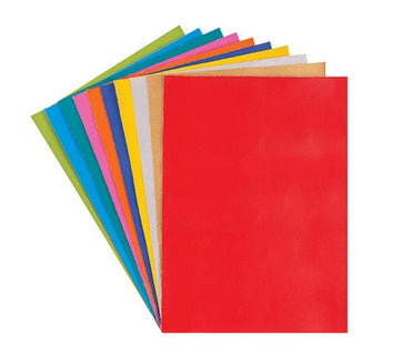 Vinyl A4 Sheets Assorted Colours 10pcs