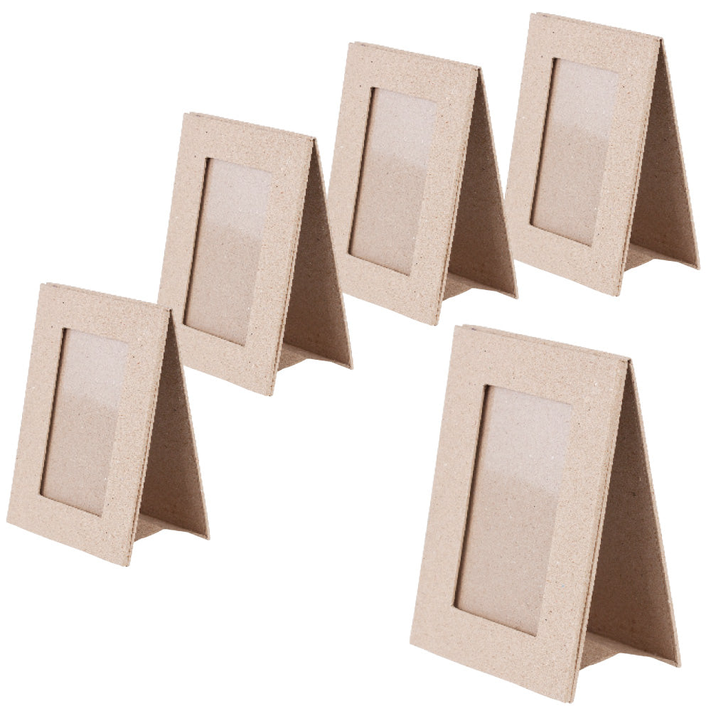 Heavy Duty Papier Mache Photo Frames 5pcs