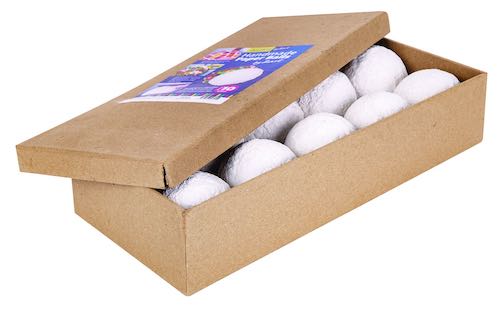 Handmade Cotton Mache 6.5cm Balls 10pcs