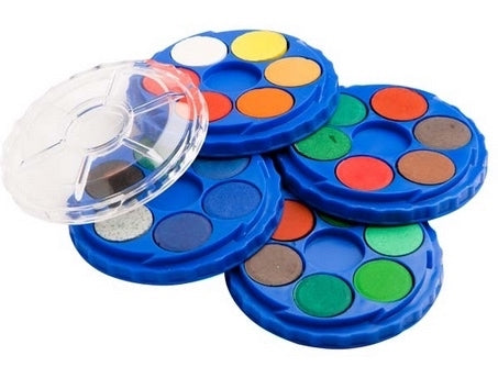 Watercolour Disc Paint Set 24 Colours