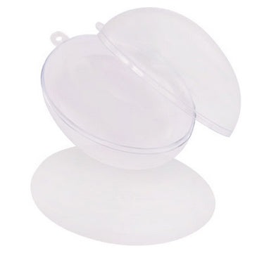 Plastic Clear Eggs 5pcs