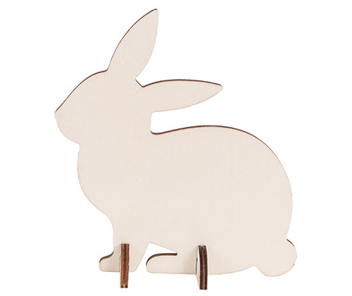 Wooden Standing Bunnies 10pcs