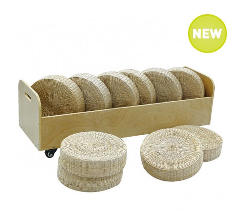 Seagrass Cushions Trolley