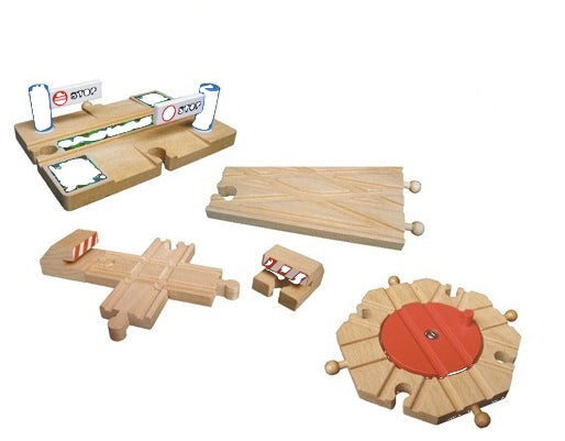 Train Tracks Pack 6pcs