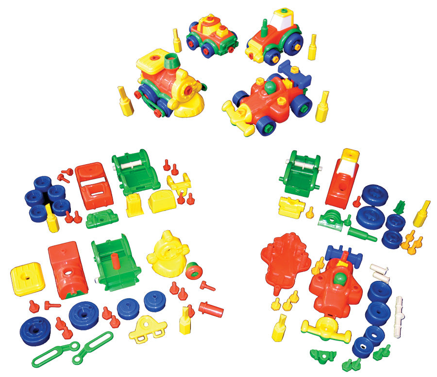 Construct-a-Vehicle Set of 12