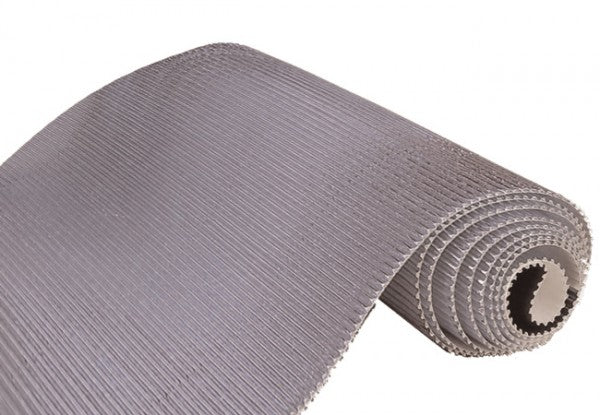 Cardboard Metallic Ripple Silver 75cm Roll