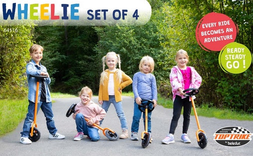 TT Series Metal Wheelies Set of 4