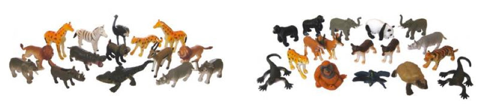 African and Endangered Animals 33pcs