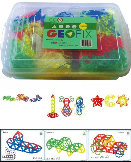 Mini Geofix Maxi School Set With 76 Work Cards 776pcs
