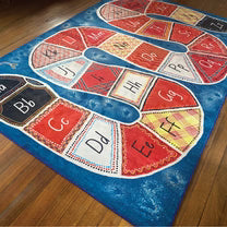 Alphabet Rainbow Serpent Carpet 2m x 3m