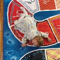 Alphabet Rainbow Serpent Carpet 2m x 3m