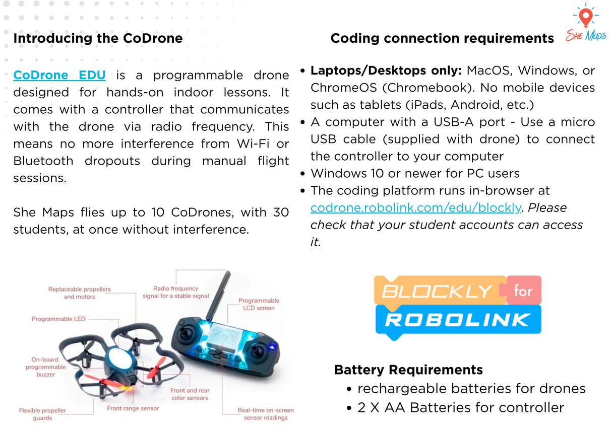 Classroom Drone Kits + Drone Education Membership