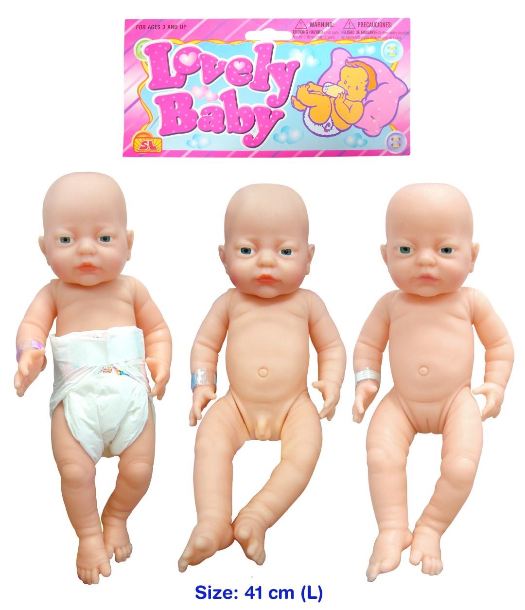 Realistic Newborn Baby Doll - Boy 41cm