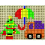 STEM Wall Colour Geo Shapes – 256 Piece Set