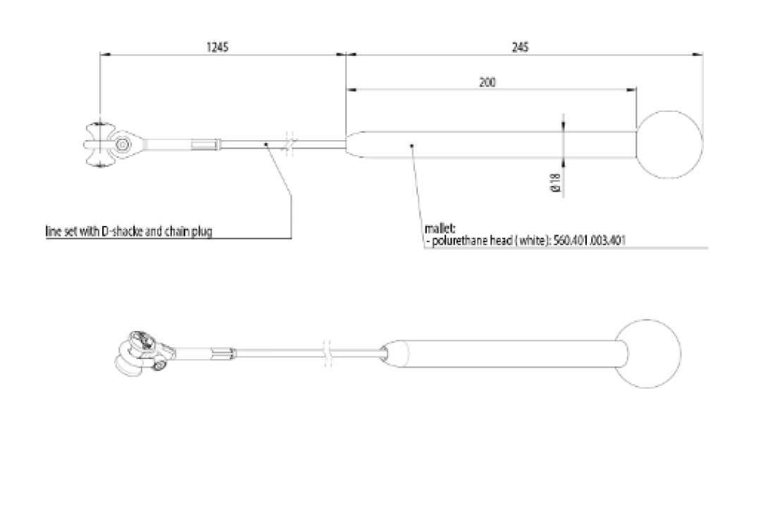 Mallet for Music Installation Equipment