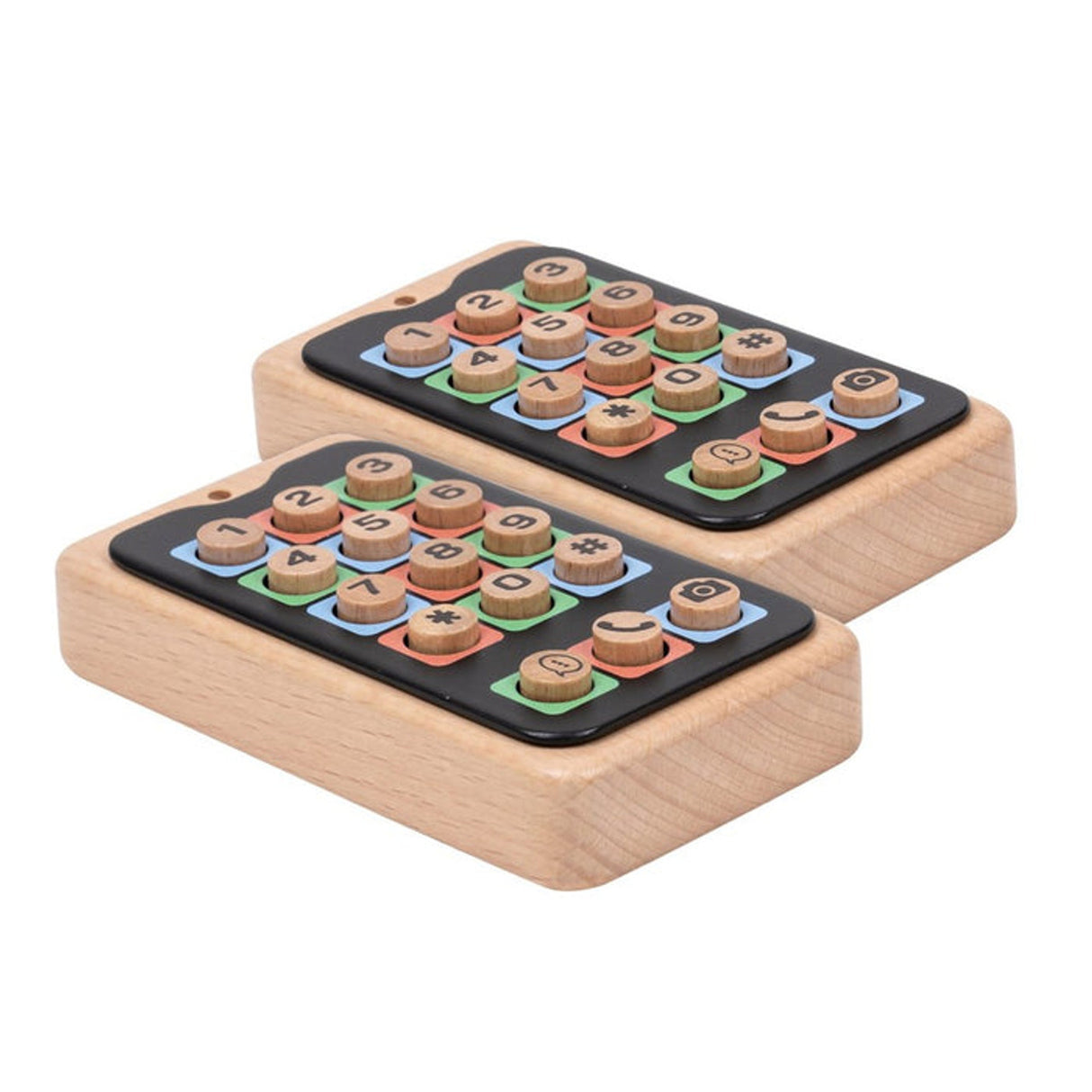 Wooden Phone Set – Pretend Play Communication Toy for Kids