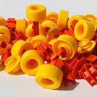 Mobilo Connectors and Wheels 78pcs