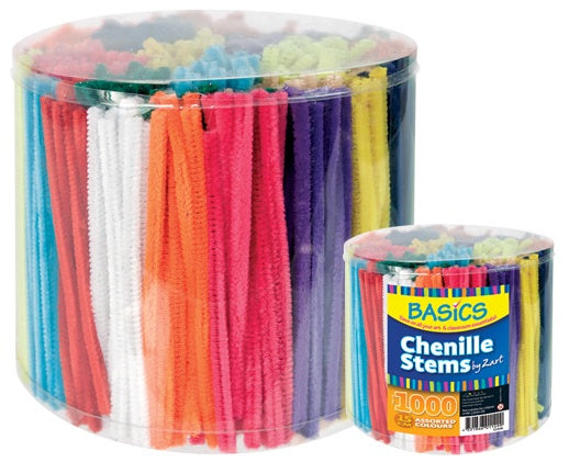 Classpack Chenille Stems Multicolour 1000pcs