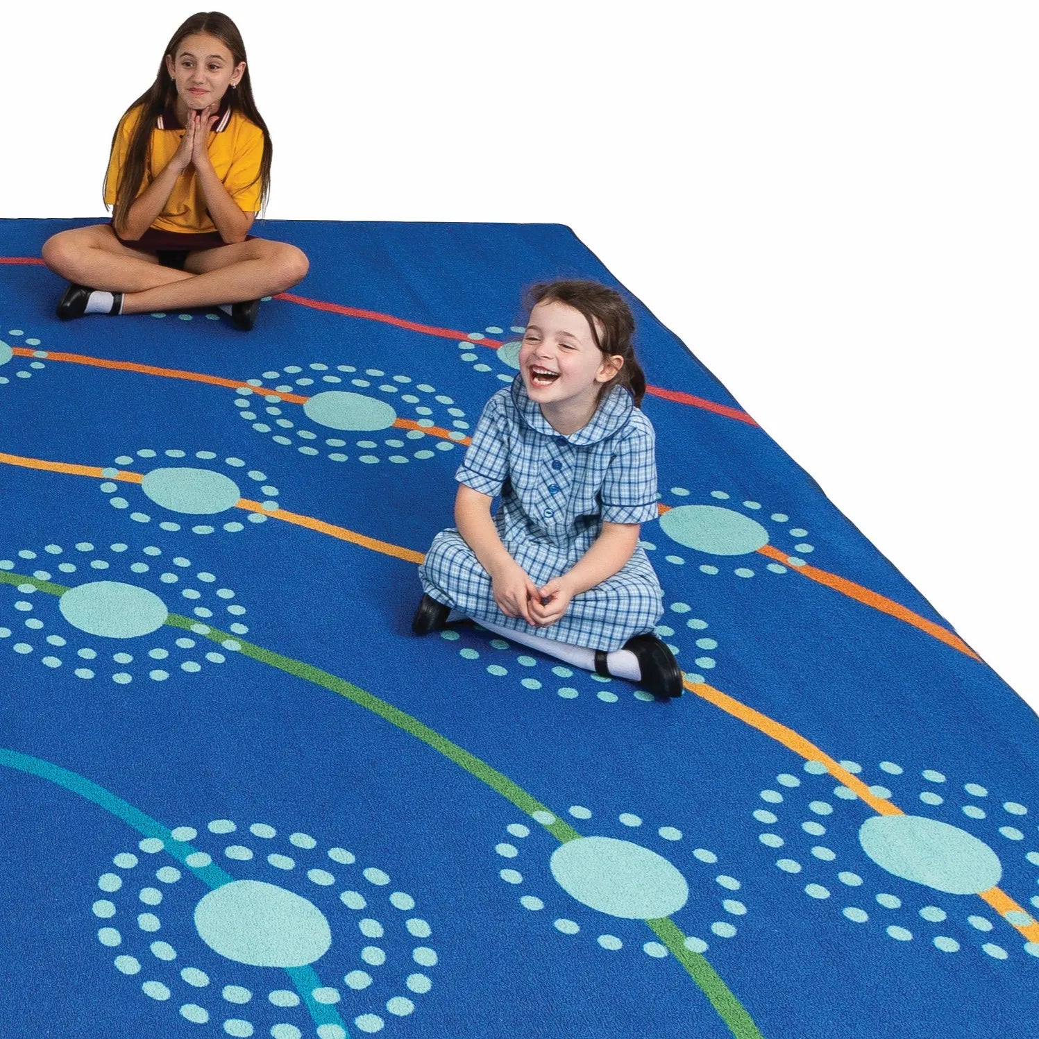 Campfire Storytelling Carpet – Large 4m x 3m Classroom Rug