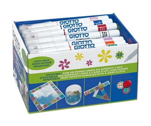 Giotto Decor Materials Markers 48pcs