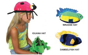Iguana, Wrasse and Damselfish Hat Set