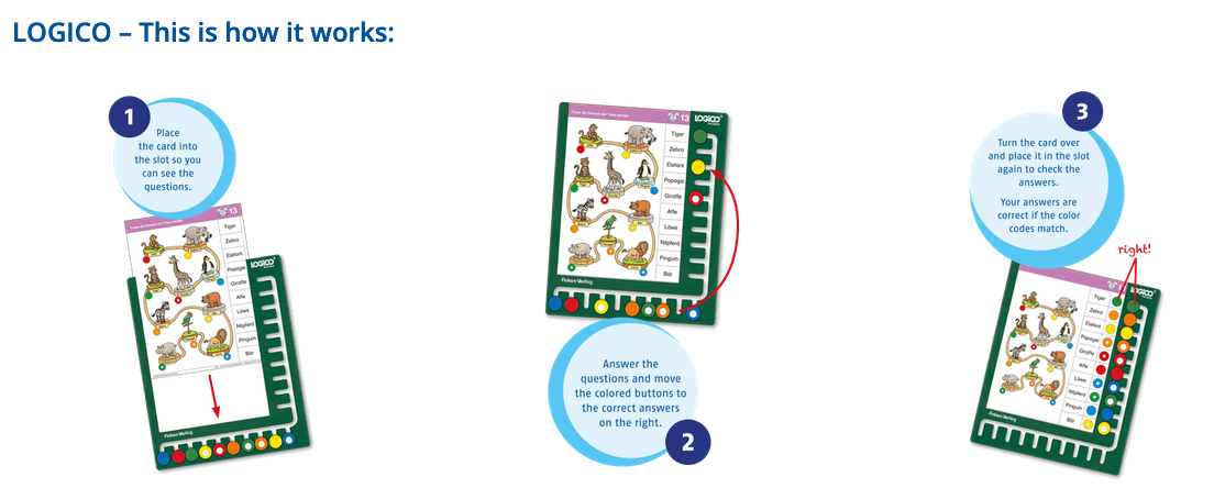 Logico PICCOLO Math Paths #2 Addition and Subtraction to 20. 16 Double-Sided Self Correcting Cards (6yrs+)