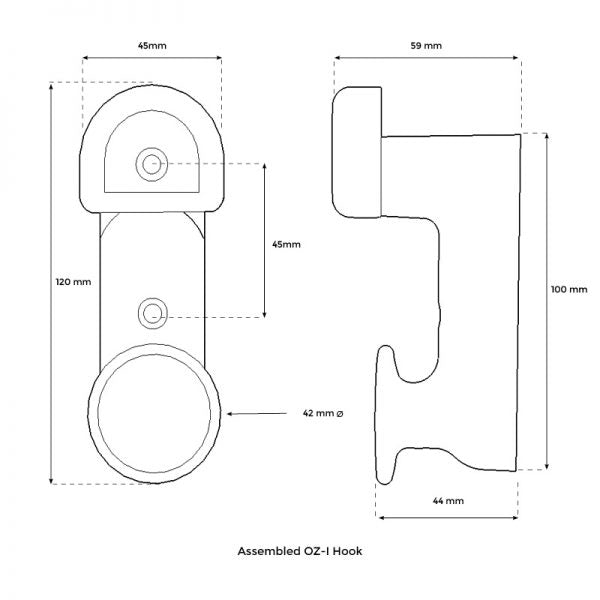 Two-Point Bag & Hat Hooks