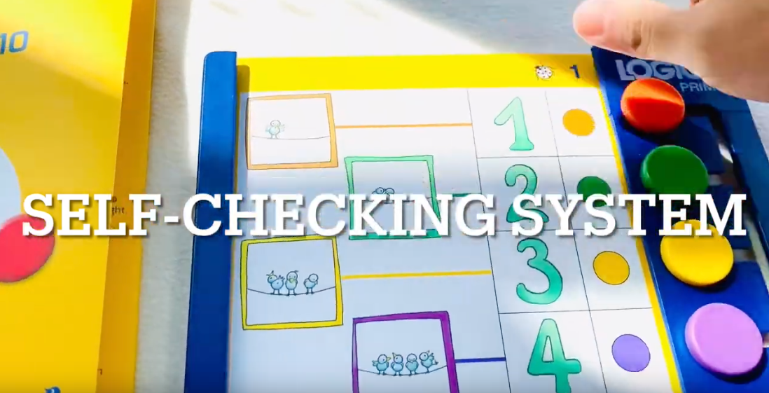 Logico PRIMO Colour and Shape 16 Double-Sided Self-Correcting Cards (3yrs+)