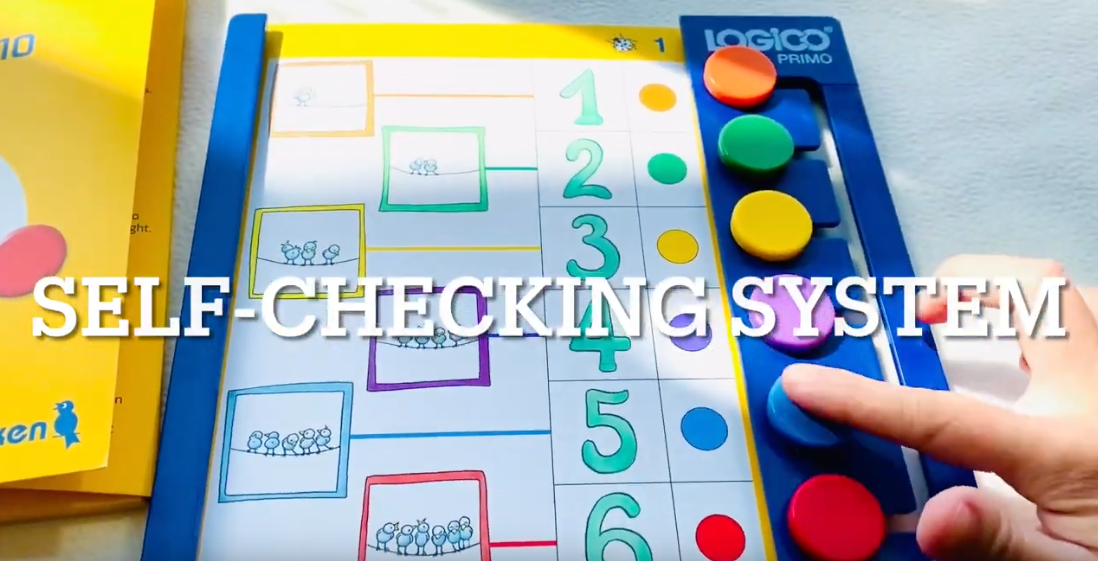 Logico PRIMO Thinking Skills 16 Double-Sided Self-Correcting Cards (3yrs+)