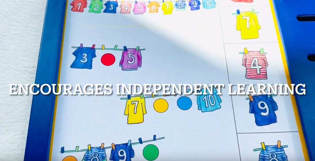 Logico PRIMO First Math With Pictures 16 Double-Sided Self-Correcting Cards (4yrs+)