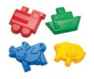 Dantoy Assorted Sand Moulds 4pcs