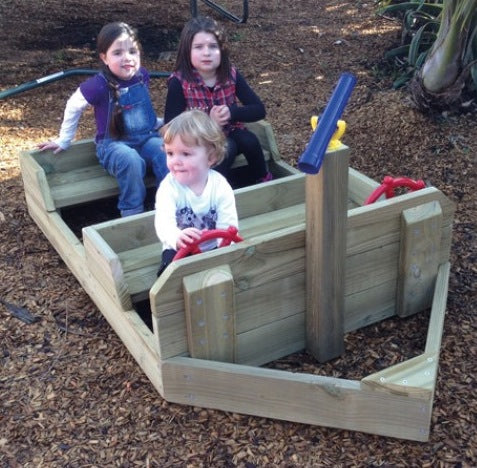 Solid Pine Speed Boat