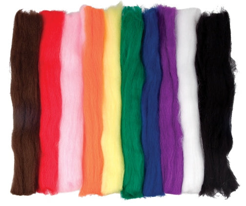 Synthetic Wool Hanks 10pcs