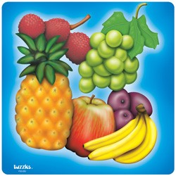 Colourful fresh fruit promoting healthy eating for National Nutrition Week