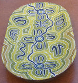 Large Coolamon Painted 40cm