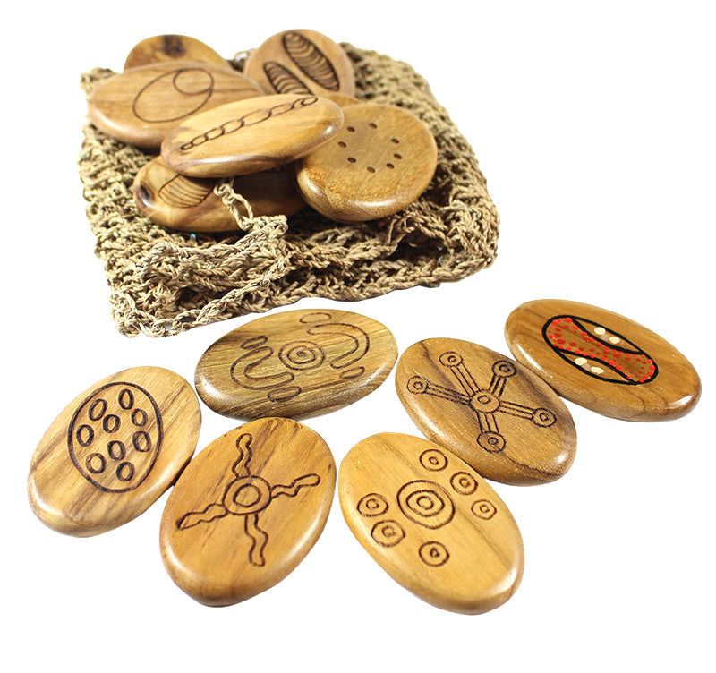 Gathering and Bushfoods Story Stones 13pcs